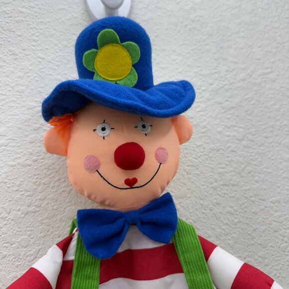 Ikea Tosig Clown Soft Toy With Zip Back Pocket - Picture 2 of 8